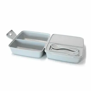 Bölmeli Saklama ve Yemek Kabı – BPA’sız Sağlıklı – Kilit Kapak – Taşınabilir Lunchbox- Açık Gri Renk