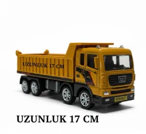 Plastik Damperli Kamyon Oyuncak – 17 cm İnşaat Serisi