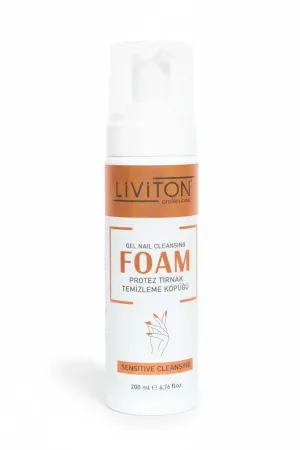 Liviton Gel Nail Cleansing Foam Protez Tırnak Temizleme Köpüğü 200 ml