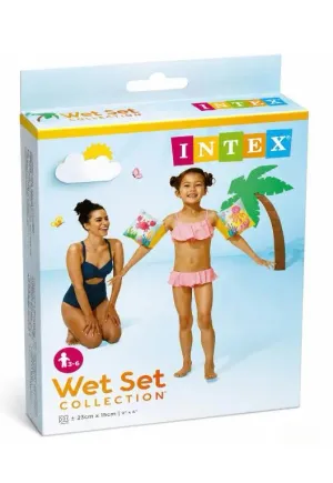 INTEX Wet Set Collection Çocuk Şişme Kolluk 6-12 Yaş 30x15 cm Deniz Havuz Kolluğu