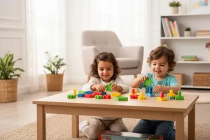 Ecem Toys Vidali Eğitsel Renkli Geometrik Şekiller Seti BPA içermeyen kaliteli plastik –64 Parça