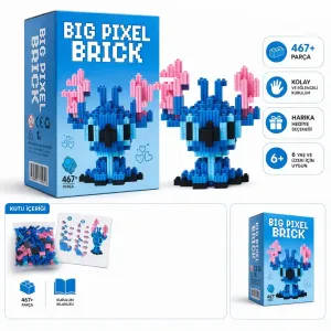 Pixel Blok Oyuncak Seti 467 Parça Mini Blok Yapım Oyunu