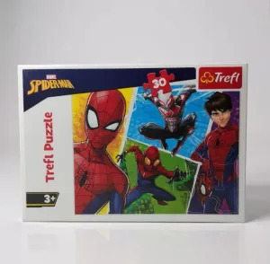 Trefl Marvel Spider-Man 30 Parça Puzzle – Çocuk Yapboz (3+ Yaş)