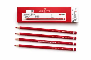 Faber-Castell 321 Kırmızı Kopya Kalemi 12’li Paket Silinmez Kırmızı Kurşun Kalem