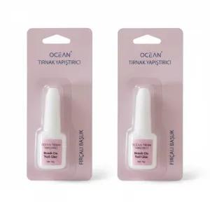 Fırçalı Tırnak Yapıştırıcı 10 g – Brush On Nail Glue ( 2 Adet )