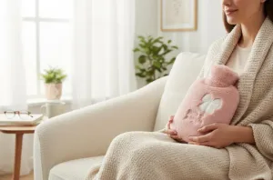Yazılı Kurdeleli Pembe Peluş Sıcak Su Torbası 1 Lt – Yumuşak Kılıf, Uzun Süre Sıcak Tutan