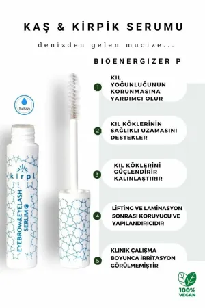 Kirpi Kaş  Kirpik Güçlendirici Bakım Serum 12 ml