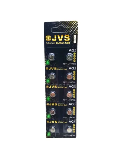 JVS AG3 1.5V LR41 Saat Pili 10’lu Paket