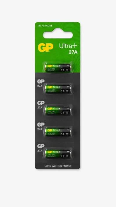 GP Ultra 27A MN27 A27 12V Alkalin Kumanda Pili 5'li Paket - Garaj Kepenk Kumanda Pili