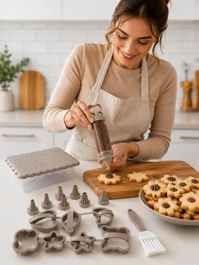 Kurabiye Seti - Kurabiye Yapma Kalıpları - Cookie Set 15 Parça