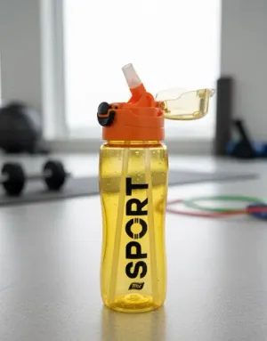 Titiz Rio matara 750 ml Kapaklı– Pipetli, Kapak Koruma Kılıflı Su Matarası Turuncu