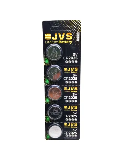 JVS CR2025 Düğme Pil 5 ADET