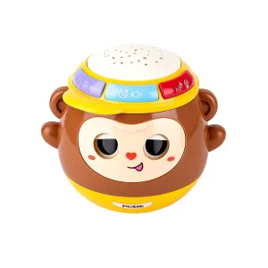 Musical Monkey 5’i 1 Arada Işıklı Müzikli Hareketli Gözlü Bebek Oyuncağı 0+ Ay