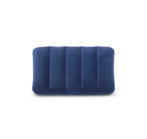Intex Şişme Seyahat Yastığı 43x28x9 cm Lacivert - Kamp Yolculuk ve Boyun Yastığı Lacivert