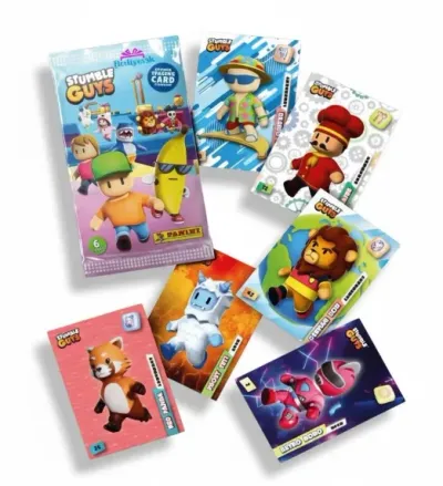 Stumble Guys Resmi Kart Paketi – Panini 6’lı Koleksiyon Kartı - 10'lu Set
