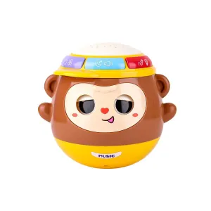 Musical Monkey 5’i 1 Arada Işıklı Müzikli Hareketli Gözlü Bebek Oyuncağı 0+ Ay