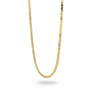 14K Arpa Zincir Kolye 60 cm – Kadın Kolye