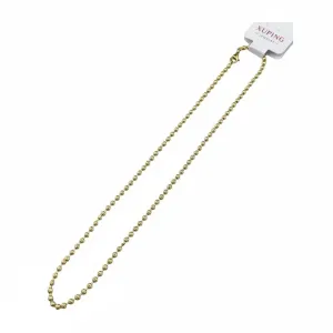 Dorika Top Zincir Kolye 45 cm – Gold Renk – Paslanmaz Çelik
