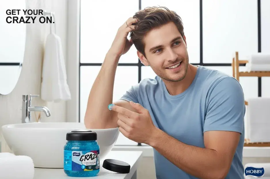 Hobby Crazy Islak Görünüm Saç Şekillendirici Jöle – 150 ml