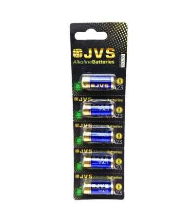 JVS A23 LR23 12V Alkalin Araç Kumanda Pili 5’li Paket Garaj Kapısı Alarm Pili