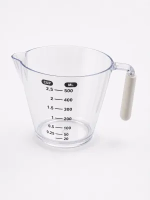 500 ML Ölçü Kabı Ölçekli Şeffaf Dereceli Mutfak Ölçü Bardağı Cup ve ML Ölçülü Kulplu