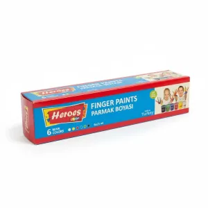 Parmak Boyası 6 Renk – Finger Paints 6×25 ml