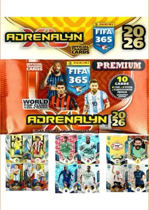 Panini FIFA 365 Adrenalyn XL 2026 Premium 1 Paket (10 Kart)
