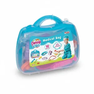 Candy Doktor Çantası 10 Parça Çocuk Oyuncak Seti
