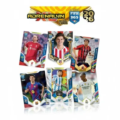 Panini FIFA 365 Adrenalyn XL 2026 Orijinal Futbolcu kartları 2 Paket (12 kart)