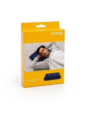 Intex Şişme Seyahat Yastığı 43x28x9 cm Lacivert - Kamp Yolculuk ve Boyun Yastığı Lacivert