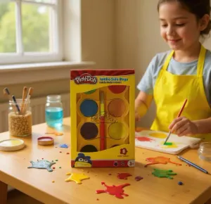 Play Doh 8 Renk Jumbo Sulu Boya