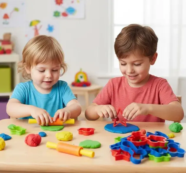 Heroes Oyun Hamuru Şekilli Kalıplar Seti – 9’lu + Mini Merdane