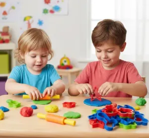 Heroes Oyun Hamuru Şekilli Kalıplar Seti – 9’lu + Mini Merdane