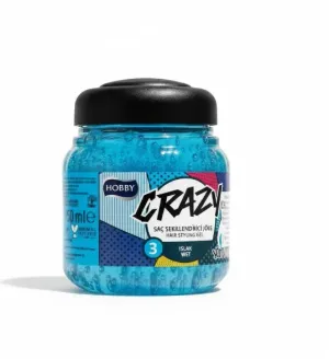 Hobby Crazy Islak Görünüm Saç Şekillendirici Jöle – 150 ml