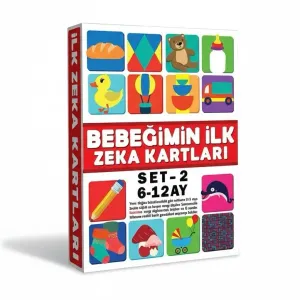 Bebeğimin İlk Zeka Kartları Seti – 6-12 Ay Bebek Gelişim Kartları