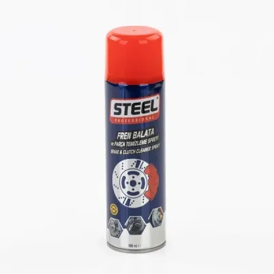 Steel Fren Balata Spreyi 500 ml - Ses Kesici Toz Ve Yağ Temizleyici Disk Debriyaj Temizleme