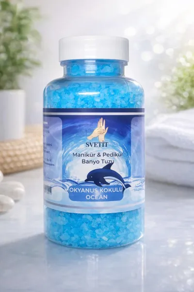 Manikür Pedikür Banyo Tuzu Okyanus Kokulu Mineral İçerikli 350 ml