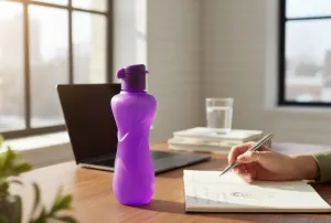 Titiz Waterfresh 750 ml Spor Matara – BPA İçermez, Taşınabilir Su Şişesi - Mor