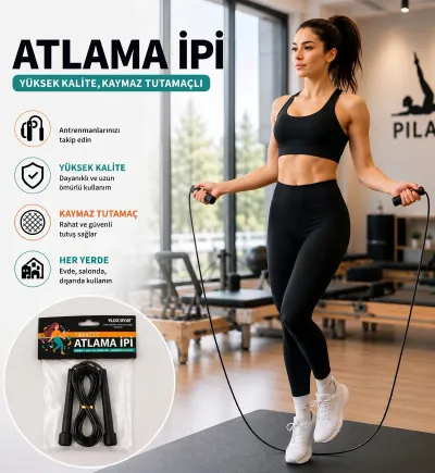 Atlama İpi – Kaymaz Tutmaçlı