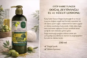 Doğal Zeytinyağlı El ve Vücut Losyonu 250 ml ( 1 Adet )