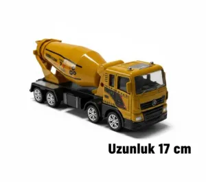 Plastik Mikser Kamyon Oyuncak – 17 cm İnşaat Serisi