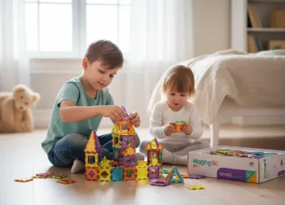 Magnetic DIY 38 Parça Manyetik Bloklar – Eğitici ve Yaratıcı Yapı Oyuncağı