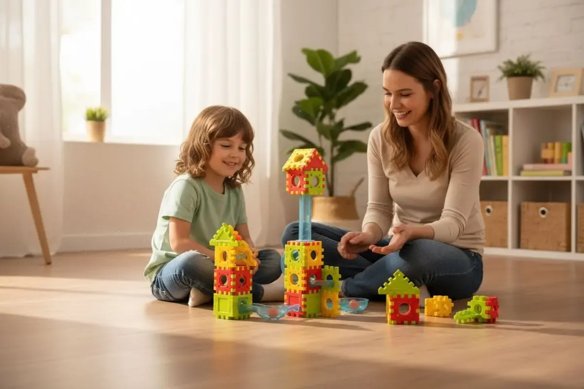 Toplu Yapı Blokları Rolling Building Blocks 70 Parça Toplu (3+ Yaş)