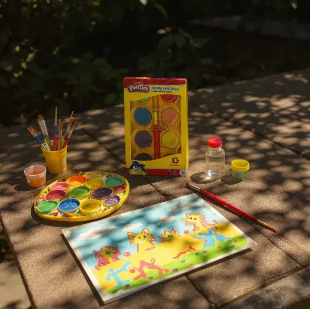 Play Doh 8 Renk Jumbo Sulu Boya