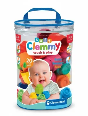 Clementoni Soft Clemmy Touch  Play Yumuşak BPA’sız Bloklar 20 Parça