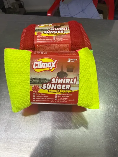 Bulaşık Süngeri 3 lü Sihirli Sünger