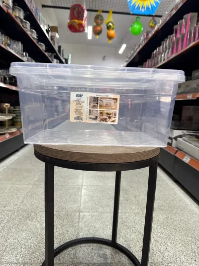 Asude Plastik 10 Litre Çok Amaçlı Saklama Kutusu & Şeffaf Organizer