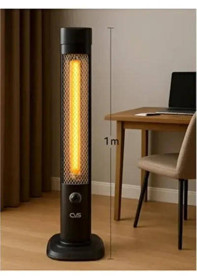 Kule Tipi Dikey Infrared Isıtıcı – Anında Hızlı Isınma & Devrilme Emniyetli Tasarım