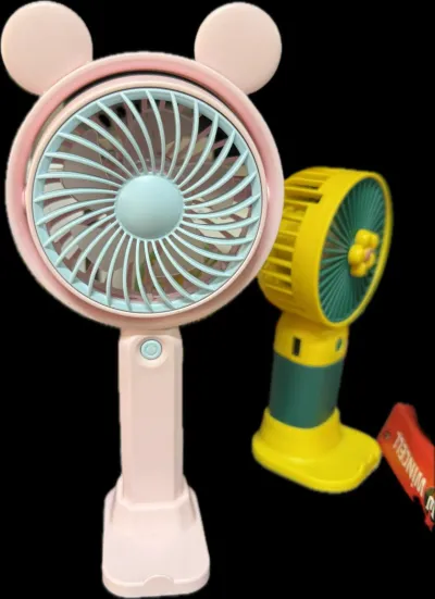 Sevimli Mini Taşınabilir Şarjlı El Fanı