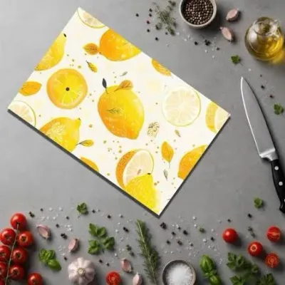 Zuki cam Desenli Kesme ve Doğrama Tahtası – Farklı Renk ve Desen Seçenekleri